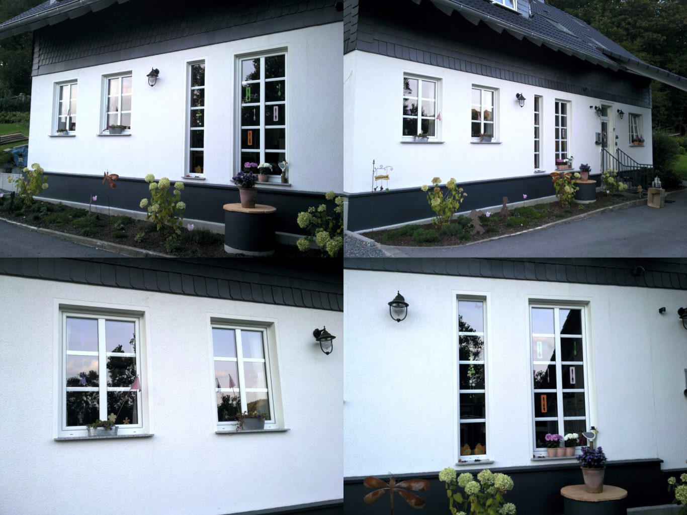 Kunststoff - Fenster mit Sprossen